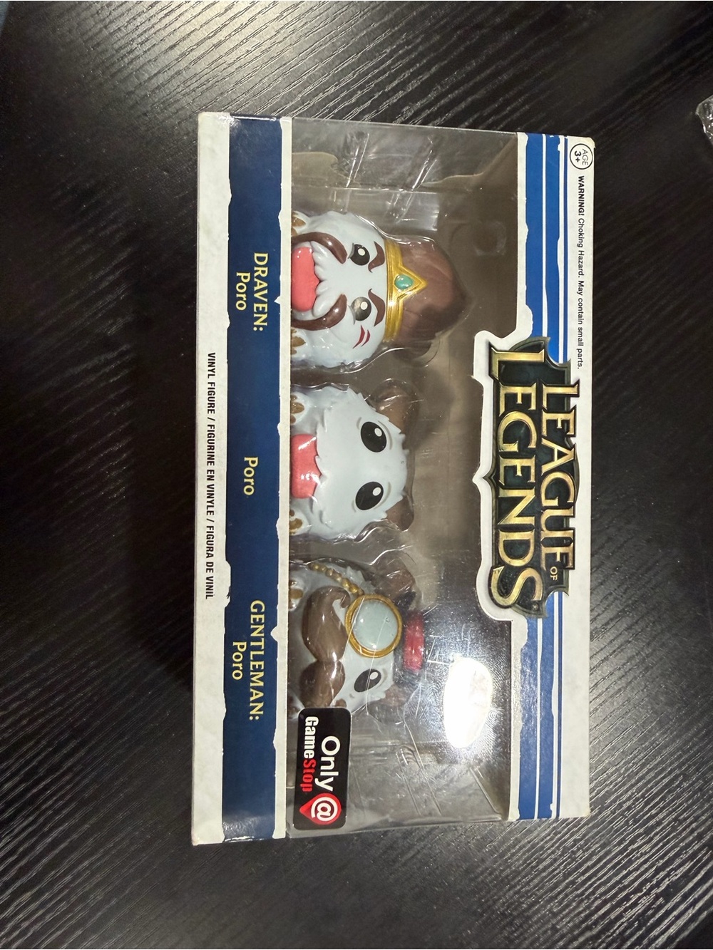 League of Legends Poro Vinyl Figure 3-Pack - White & Brown
